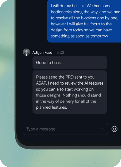 Always connected chat