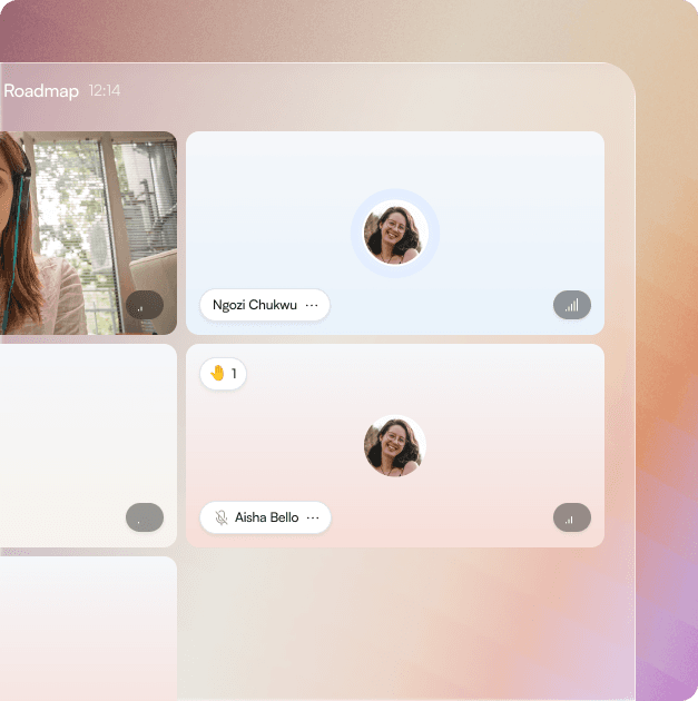Voice and video calls