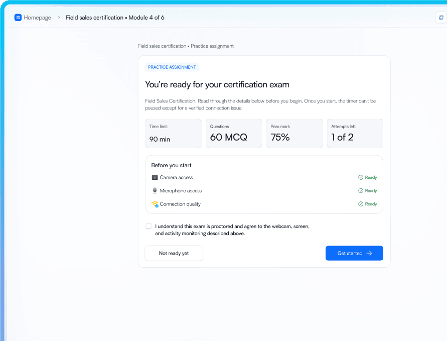 Gopaddi Academy learning dashboard