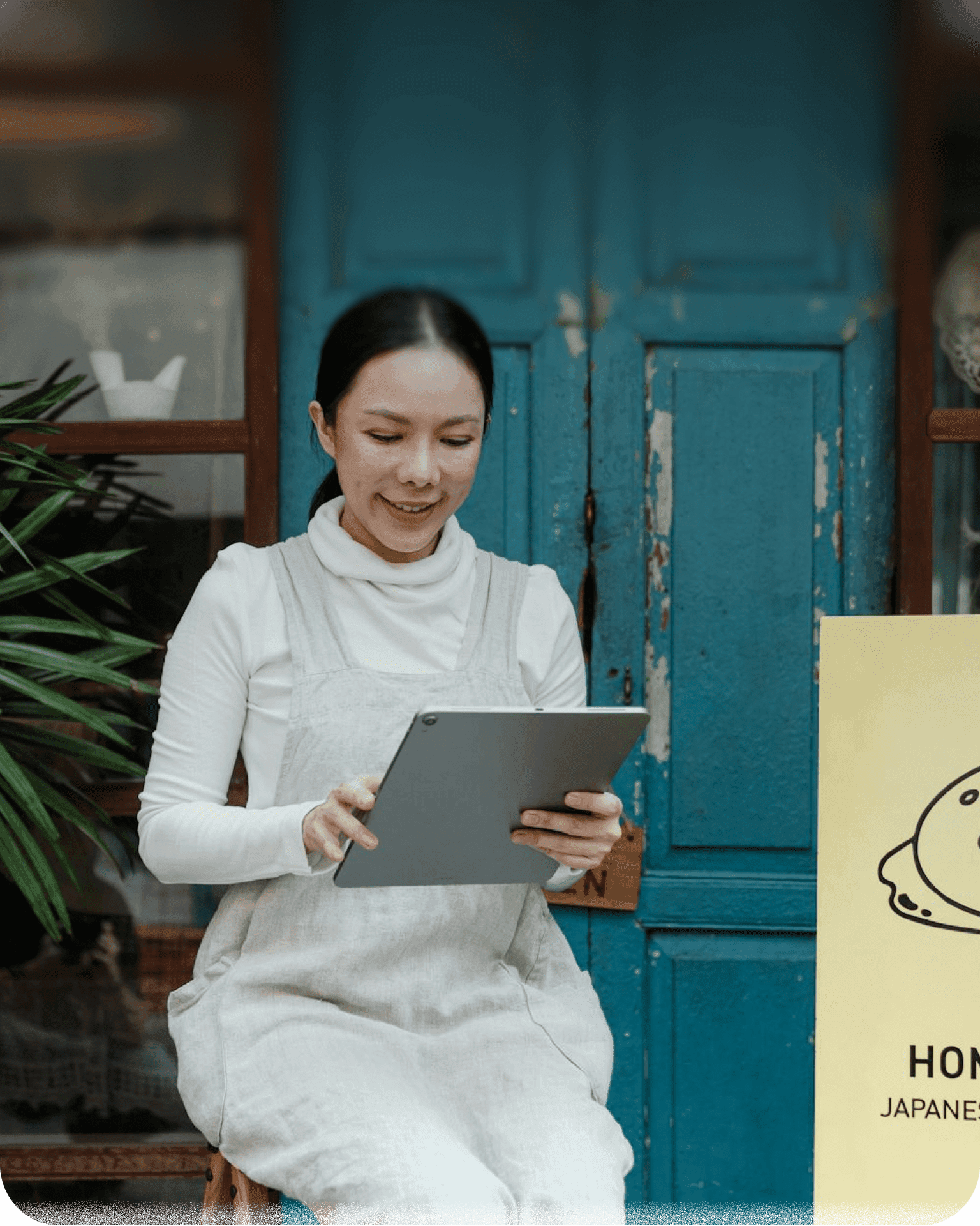 Restaurant earnings background